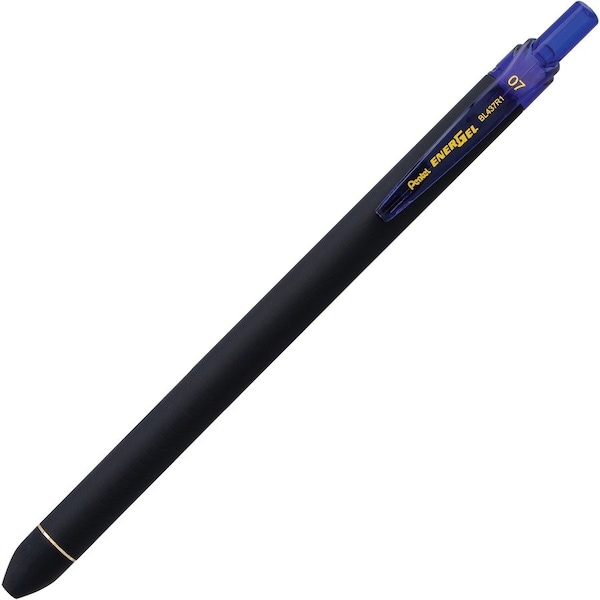 Energel Pen, Gel, 0.7mm, 3/5"Wx2/5"Lx5-4/5"H, 12/DZ, Blue PK PENBL437R1C - main